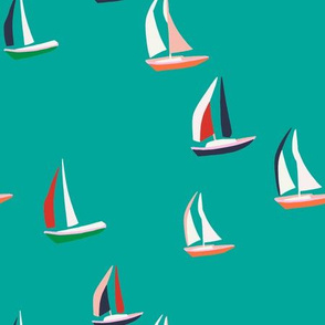 sailboats