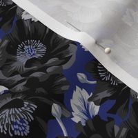 Mount Cook Lily - Blue/Black