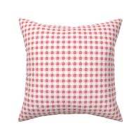 watercolor gingham in pinks and reds