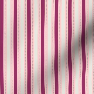 Burgundy Berry Stripe