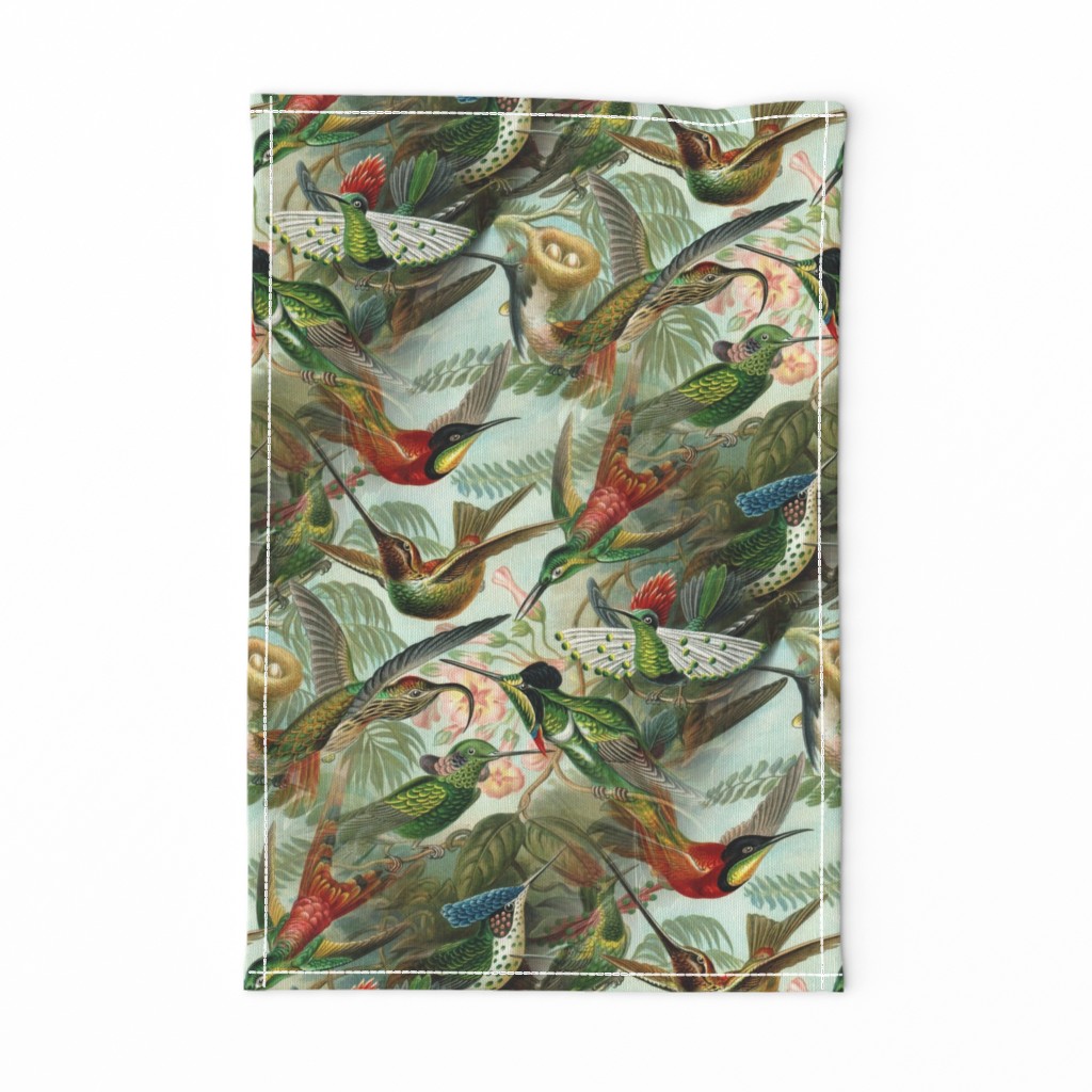 Vintage Hummingbird Pattern (Large)