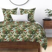 Vintage Hummingbird Pattern (Large)