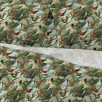 Vintage Hummingbird Pattern (Large)