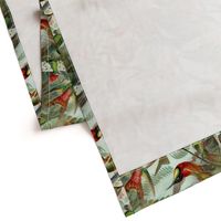 Vintage Hummingbird Pattern (Large)