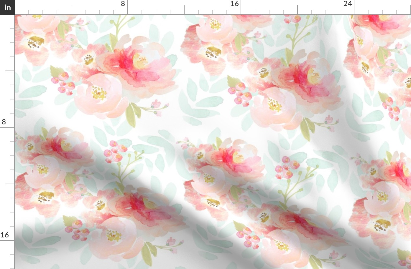 Indy Bloom Pink Plush Florals A