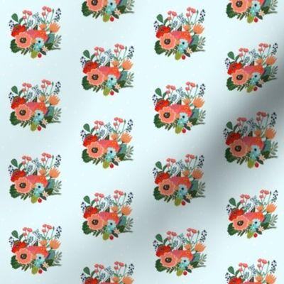 Happy Bright Florals Mini Print