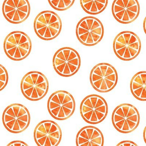Watercolor oranges