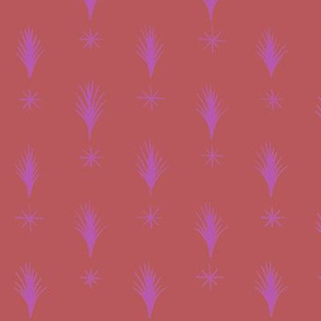 Spruce Stars Pink Red