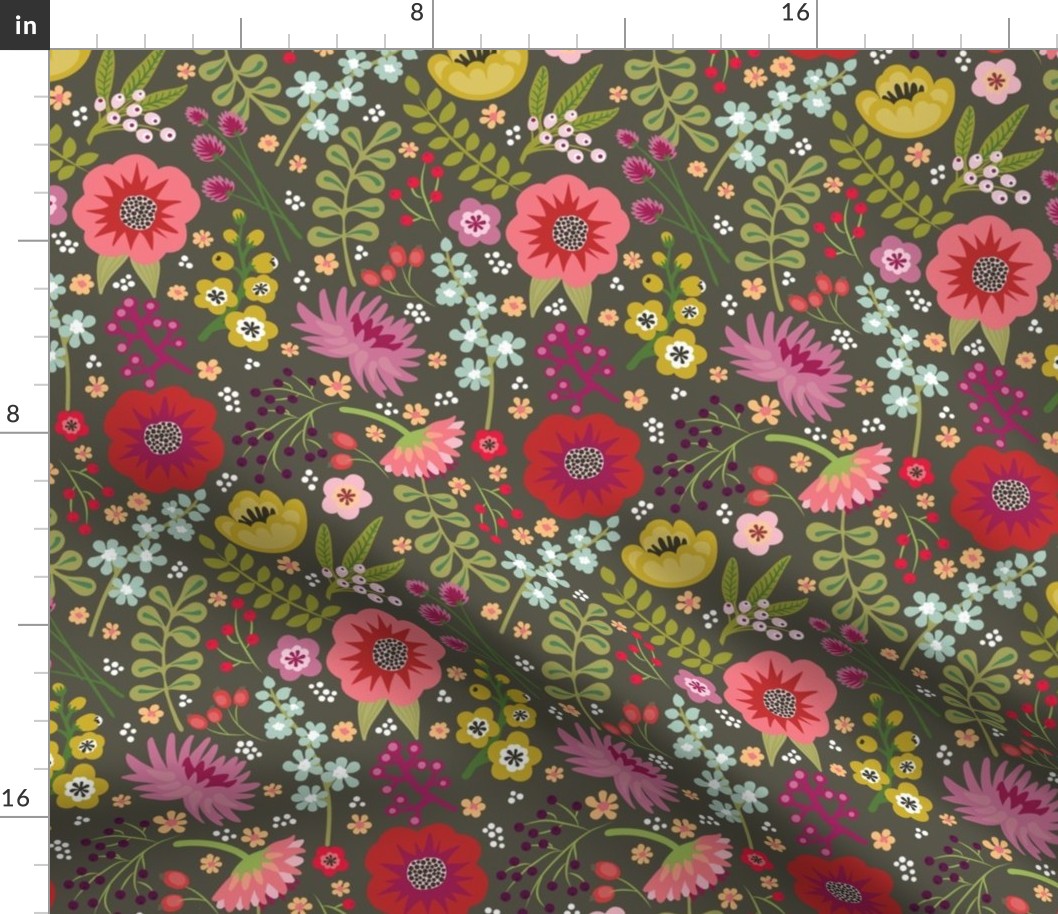 Eclectic Floral-8in