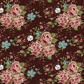 Vintage rose pattern