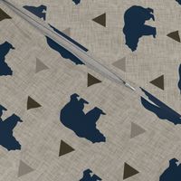 Bears_and_Triangles_Navy_Linen