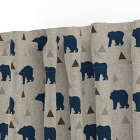 Bears_and_Triangles_Navy_Linen