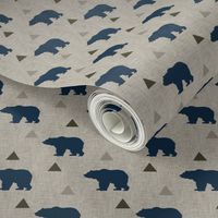 Bears_and_Triangles_Navy_Linen