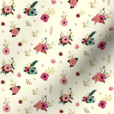 Sweet Florals Ivory