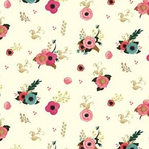 Sweet Florals Ivory