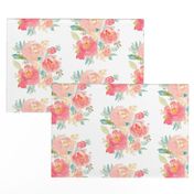 Floral Sweet Pastel - White