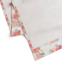 Floral Sweet Pastel - White