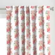 Floral Sweet Pastel - White