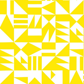 Abstract Cutouts Yellow