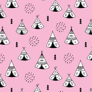 New Indian summer geometric scandinavian woodland hippie camping trip sweet girls pink