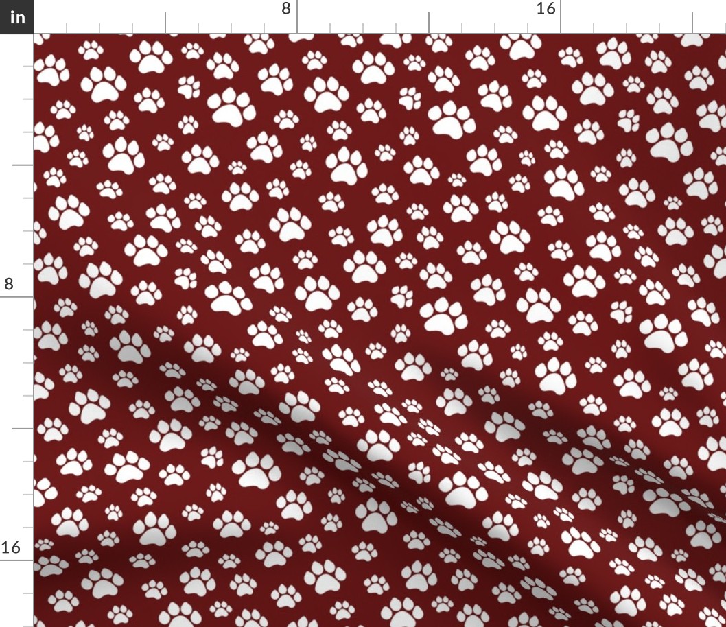 Doggy Paws - Maroon // Small