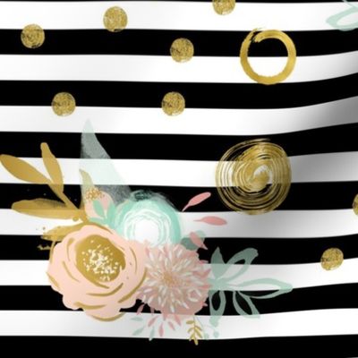 Black_stripes__pink_and_gold_flowers