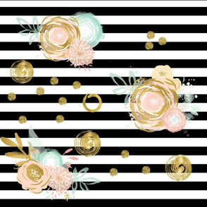 Black_stripes__pink_and_gold_flowers