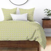 Cool scandinavian abstract topical fruit summer spring fabric green yellow XS