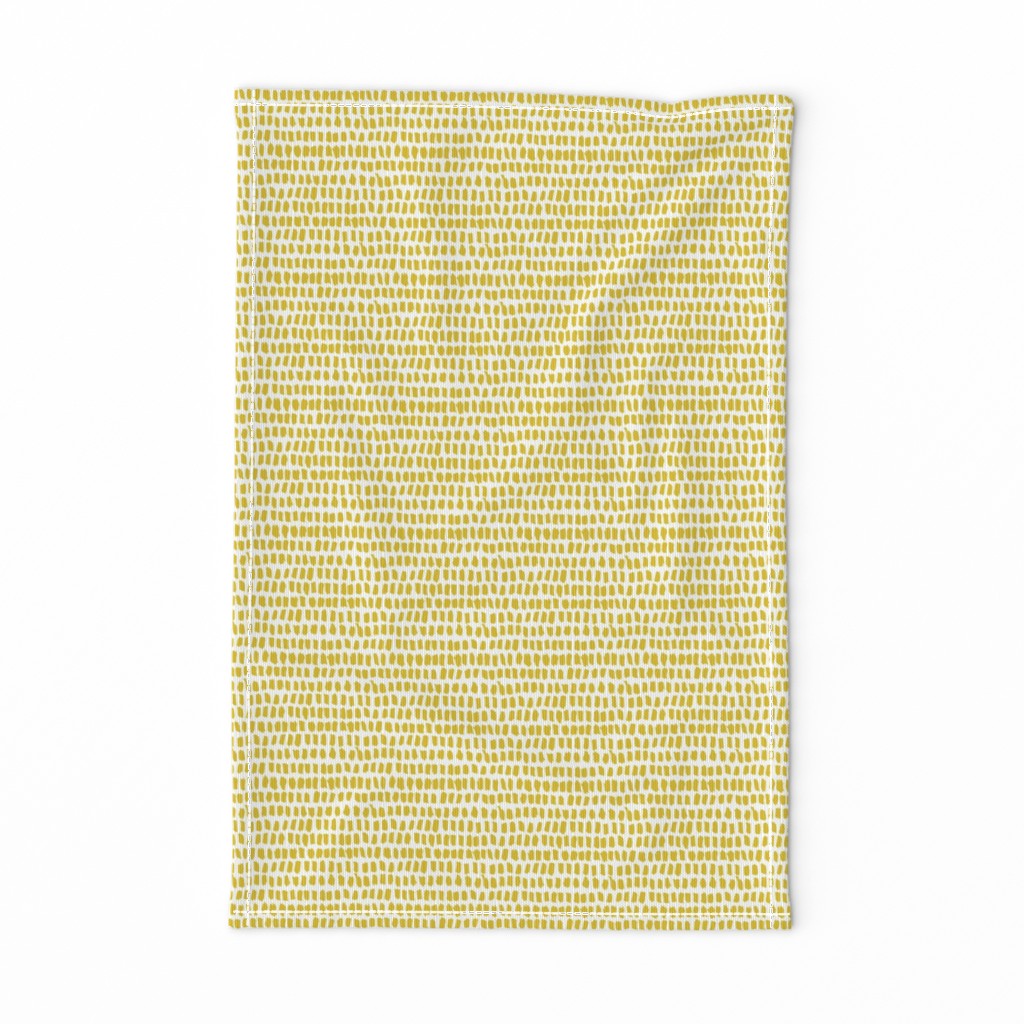 Strokes and stripes abstract scandinavian style brush design gender neutral yellow mustard XS