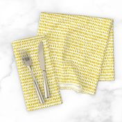 Strokes and stripes abstract scandinavian style brush design gender neutral yellow mustard XS