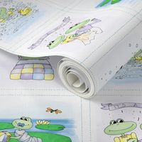 LdJ Design Project Selvage - Frogs Alive