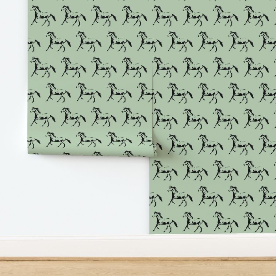 Horses Trot - Jade - Large (4")