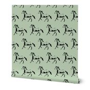 Horses Trot - Jade - Large (4")