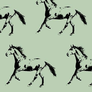 Horses Trot - Jade - Large (4")