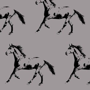 Horse Trot - Grey - Large (4")