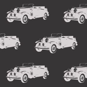 Classic Car in Grey - Large (4")