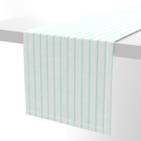 Thin Stripes Mint on White Vertical