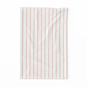 Thin Stripes Peach on White Vertical