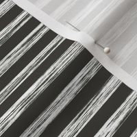 Stripes Grunge Pencil Charcoal  White & Black