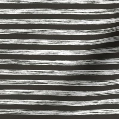 Stripes Grunge Pencil Charcoal  White & Black