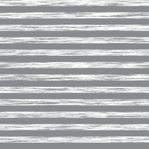 Stripes Grunge Pencil Charcoal Grey & White