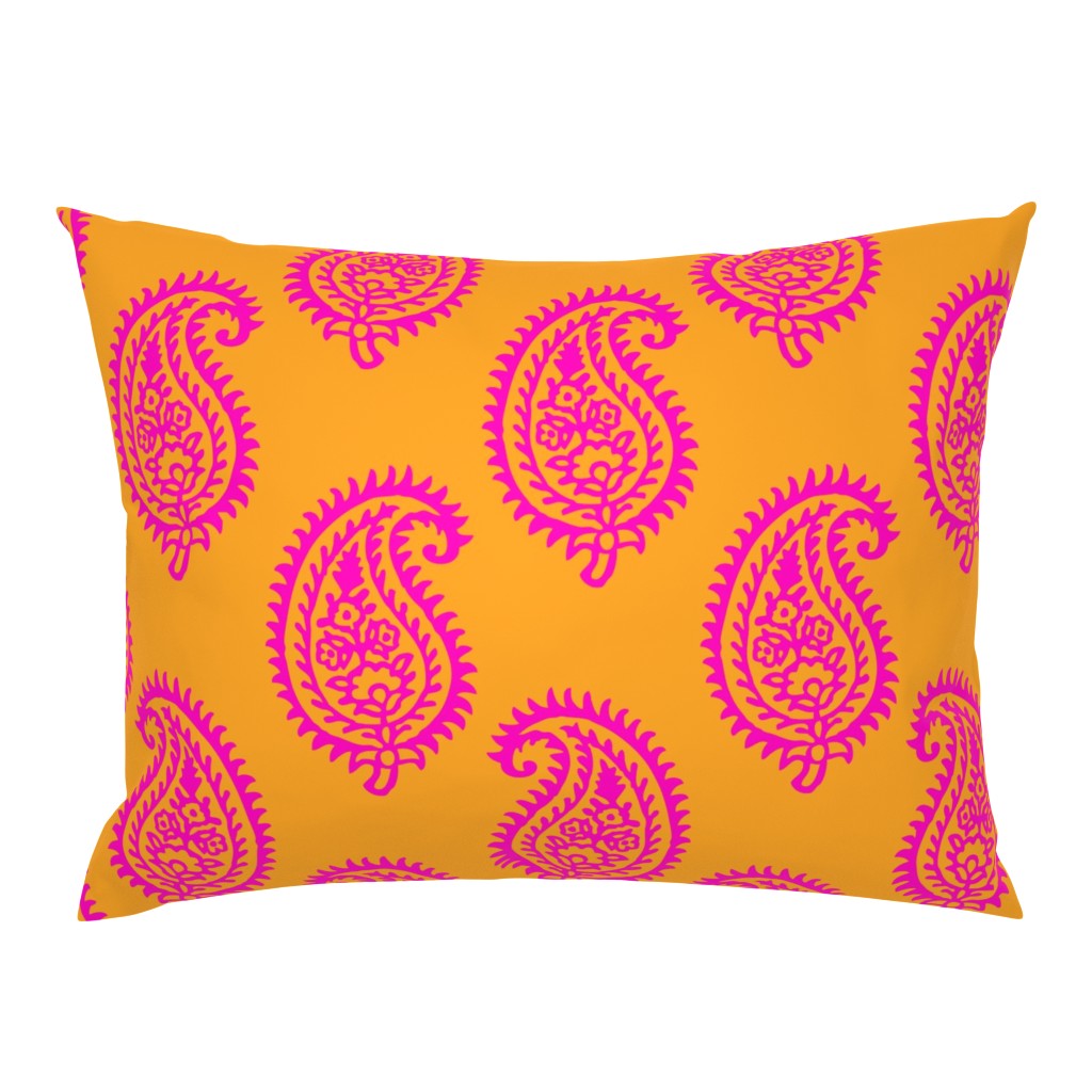 PAISLEY POP - ORANGE/PINK