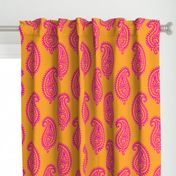 PAISLEY POP - ORANGE/PINK