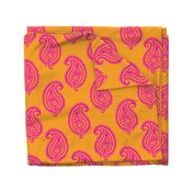 PAISLEY POP - ORANGE/PINK