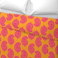 PAISLEY POP - ORANGE/PINK