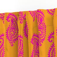 PAISLEY POP - ORANGE/PINK