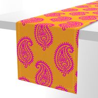 PAISLEY POP - ORANGE/PINK