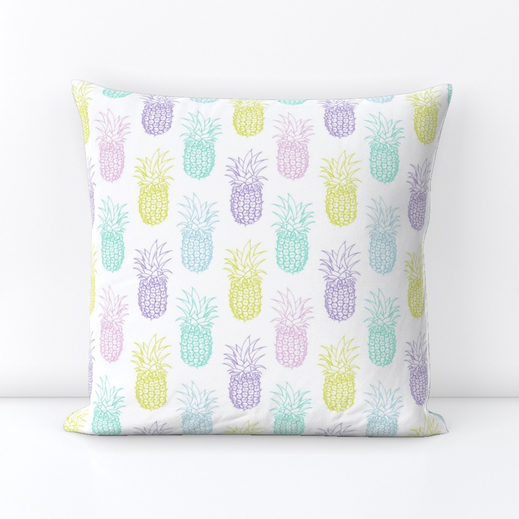 Pretty Pastel Pineapples