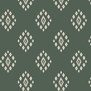 Ikat - Olive