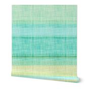 Faux linen aqua Beach stripe horizontal